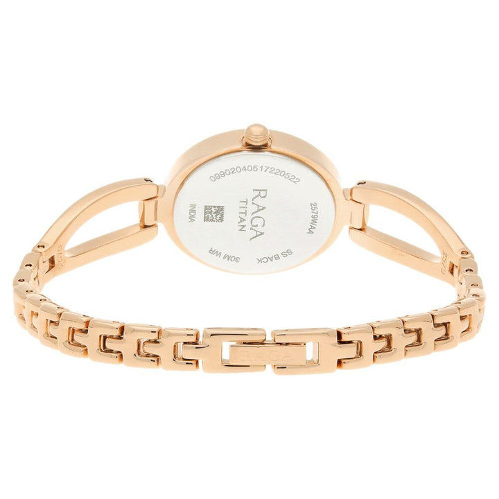 Titan Raga Viva Rose Gold Dial Women Watch With Metal Strap - The Watch Factory ®