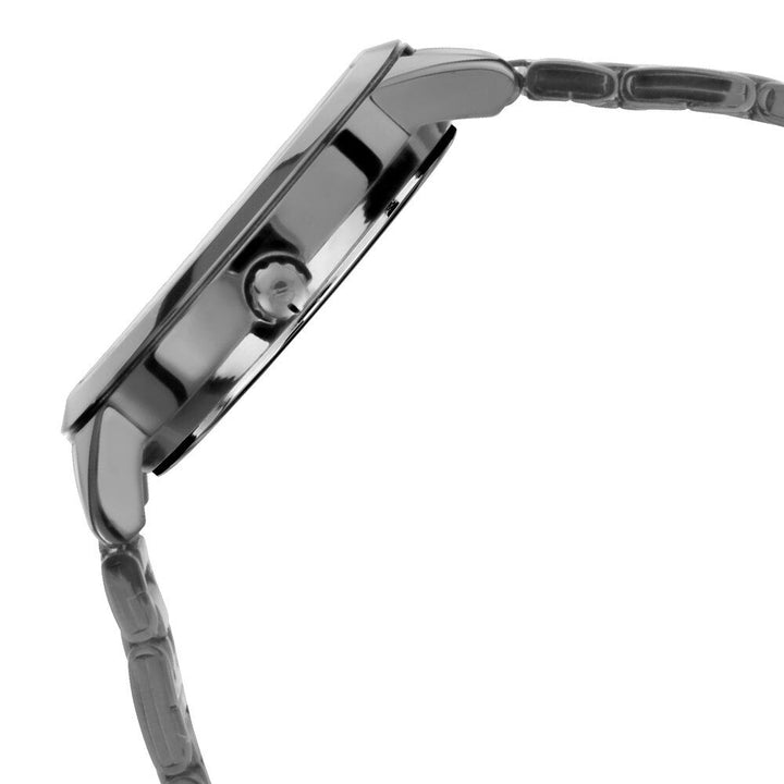 Titan Workwear Anthracite Dial Analog with Day and Date Stainless Steel Strap Watch for Women NS2588NM01