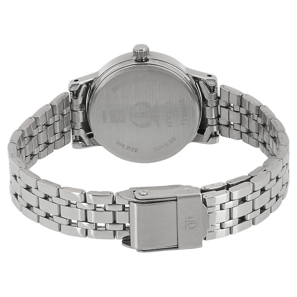 Titan Quartz Analog Silver Dial Stainless Steel Strap Watch for Women NS2593SM01