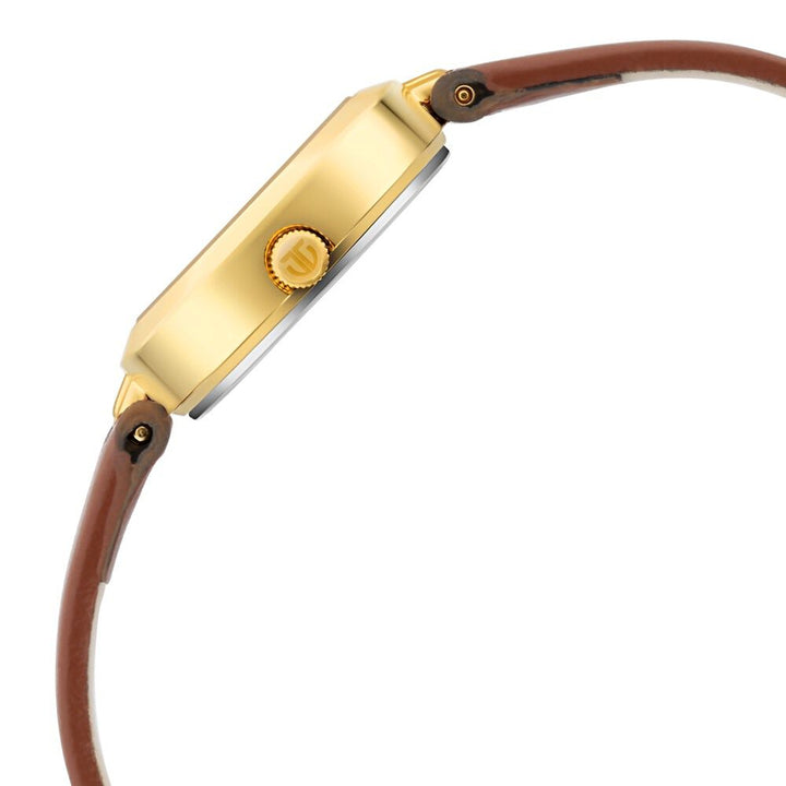 Titan Lagan Silver Dial Analog Leather Strap Watch for Women - The Watch Factory ®