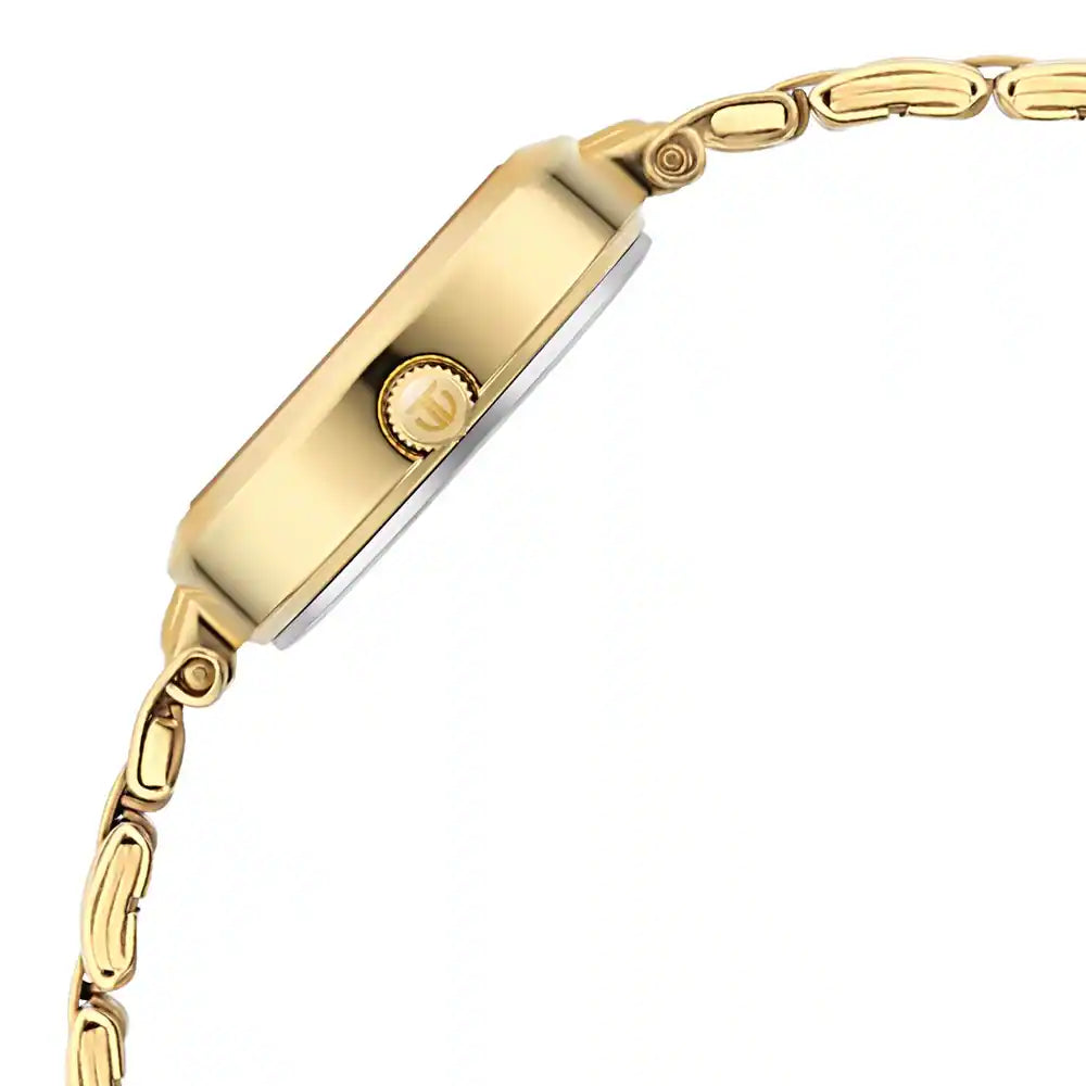 Titan Lagan Silver Dial Metal Strap Watch NP2598YM04