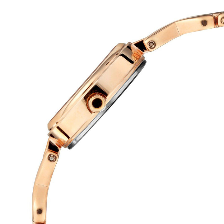 Titan Quartz Analog with Day and Date Silver Dial Metal Strap Watch for Women NS2601WM01