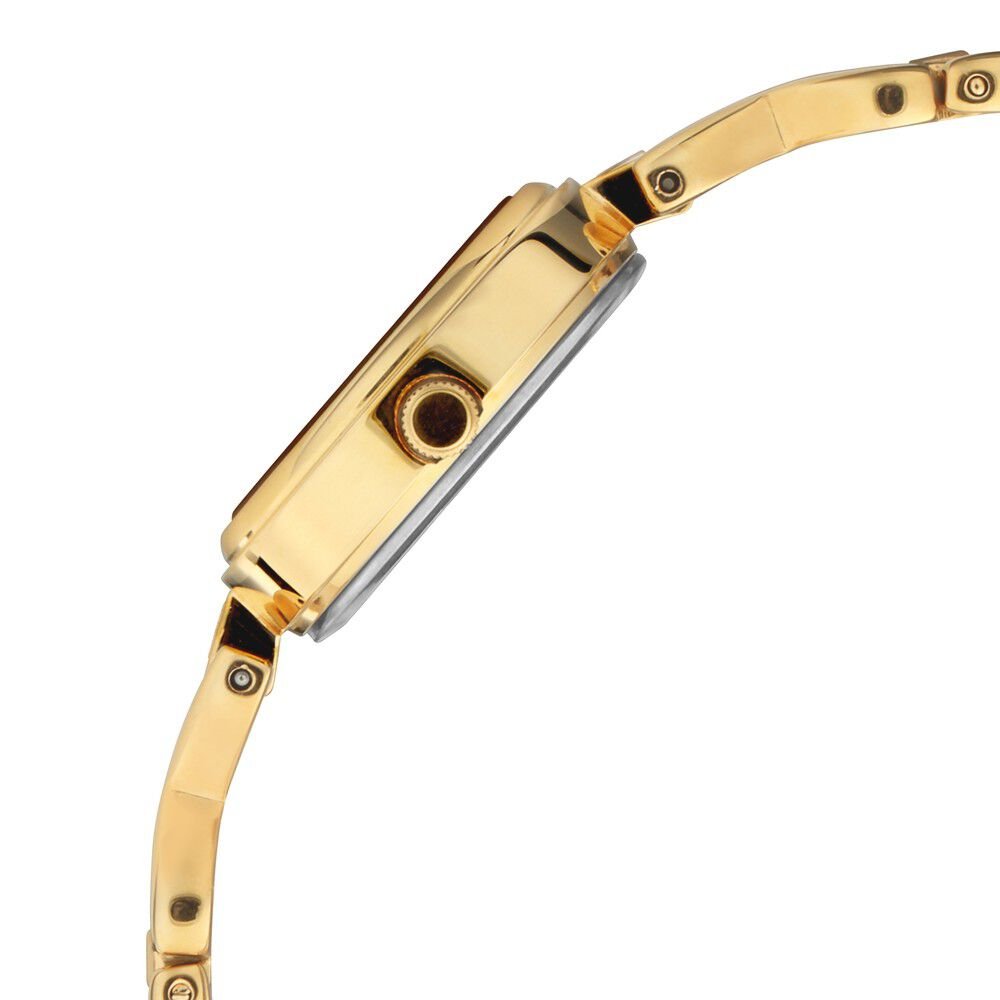 Titan Quartz Analog with Day and Date Champagne Dial Metal Strap Watch for Women - The Watch Factory ®