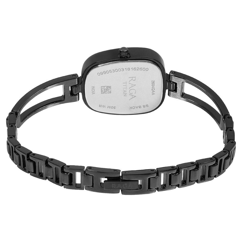 Titan Raga Viva Grey Dial Analog with Date Metal Strap watch for Women NR2604QM01