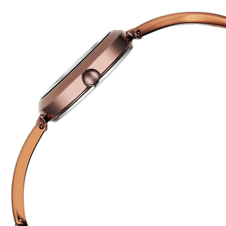 Titan Raga Viva Quartz Analog Brown Dial Brown Metal Strap Watch for Women - The Watch Factory ®