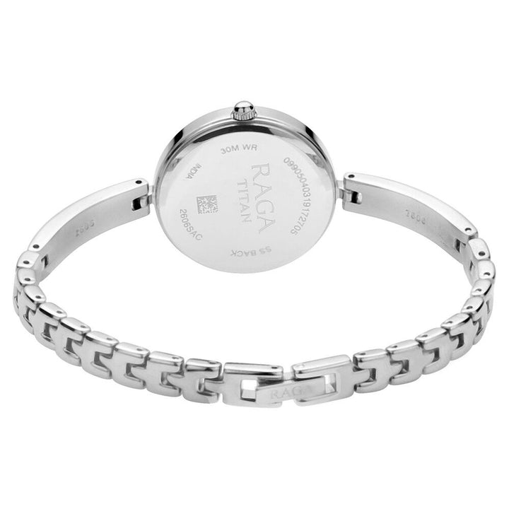 Titan Raga Viva Grey Dial Women Watch With Metal Strap NS2606SM04