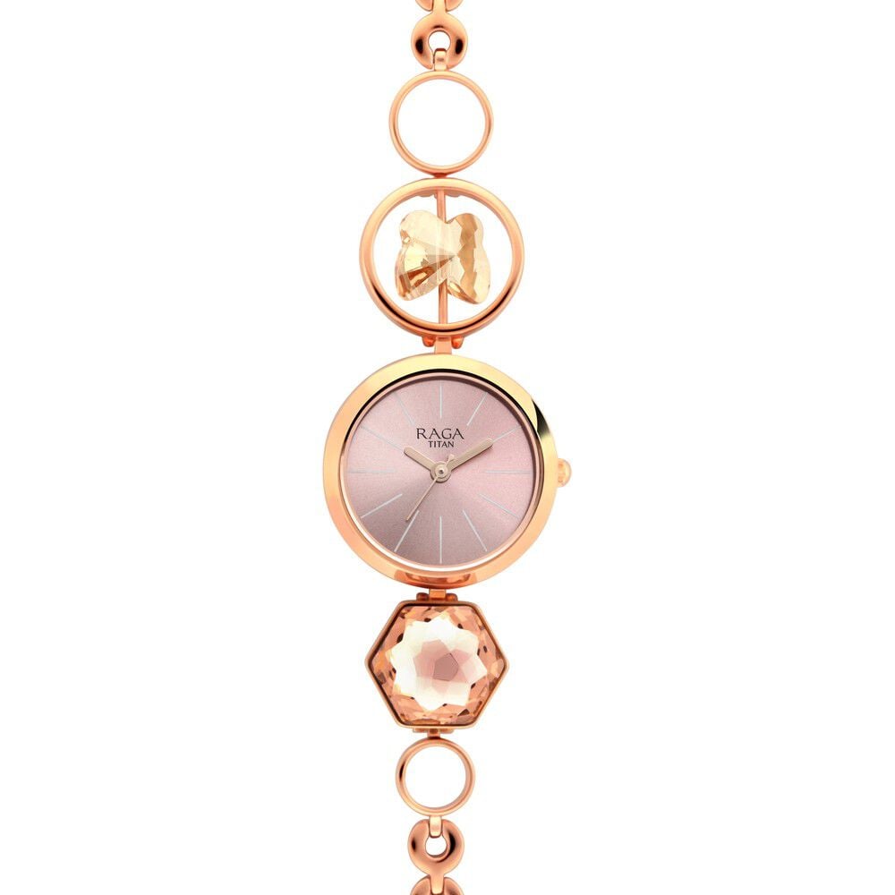 Raga Women's Grace Watch: Mother of Pearl Dial & Ornate Bracelet - The Watch Factory ®