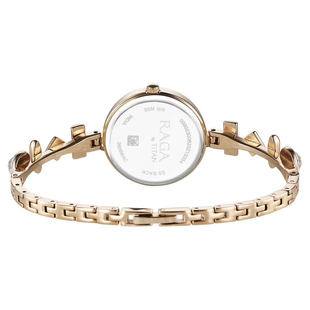 Titan Raga Viva Quartz Analog Champagne Dial Metal Strap Watch for Women - The Watch Factory ®
