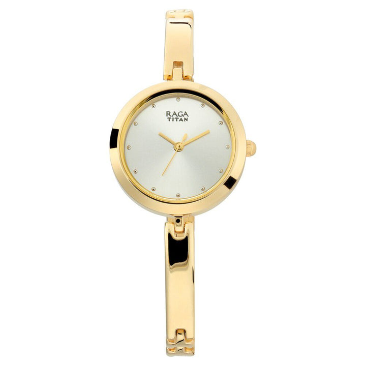 Titan Raga Viva Silver Dial Women Watch With Metal Strap - The Watch Factory ®