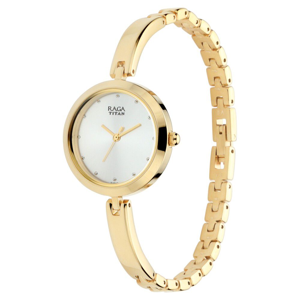 Titan Raga Viva Silver Dial Women Watch With Metal Strap - The Watch Factory ®