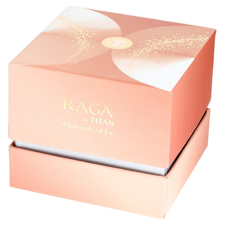 Titan Raga Moments Of Joy Mother of Pearl Dial Women Watch With Metal Strap NS2606YM07