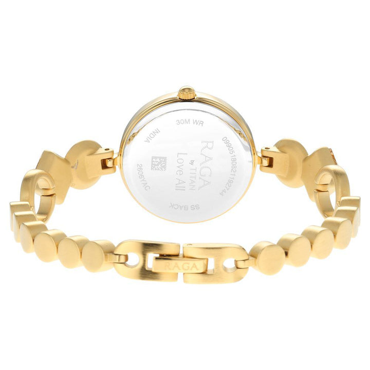 Titan Raga Love All Champagne Dial Analog Metal Strap Watch for Women - The Watch Factory ®