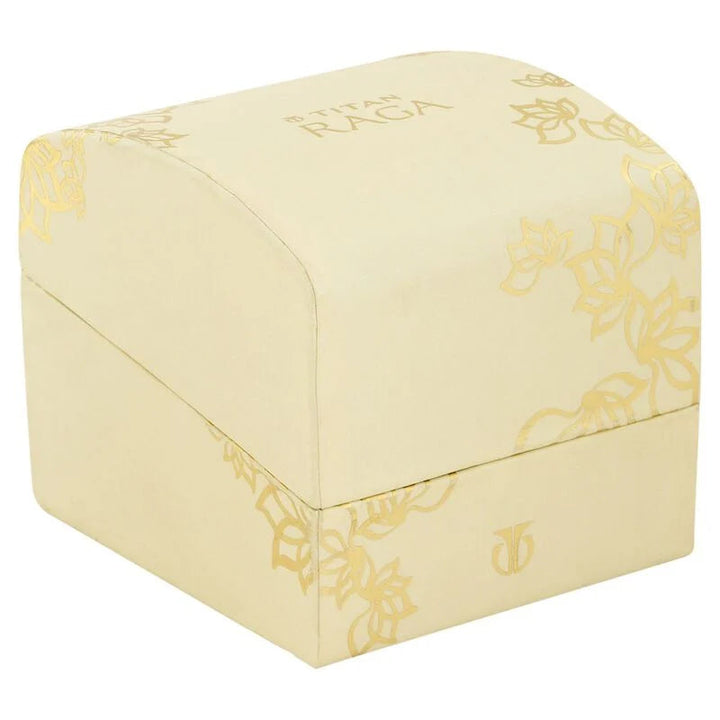 Titan Raga Viva Rose Gold Dial Women Watch With Metal Strap NS2607WM01