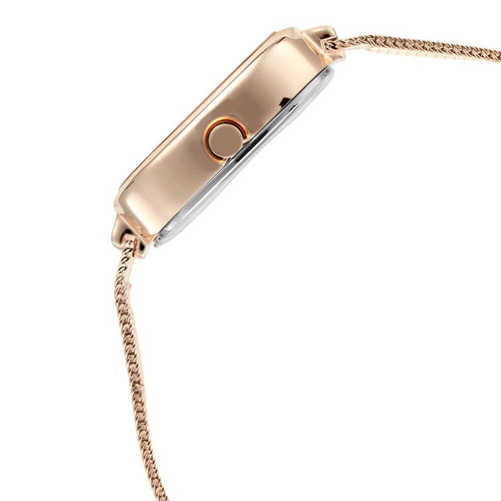 Titan Quartz Analog with Date Silver Dial Stainless Steel Strap Watch for Women - The Watch Factory ®