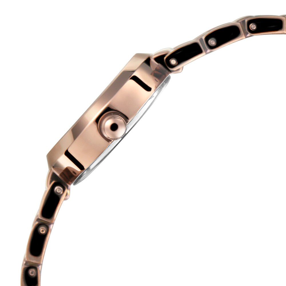 Titan Raga Viva Brown Dial Analog with Day and Date Metal Strap Watch for Women NS2620QM01