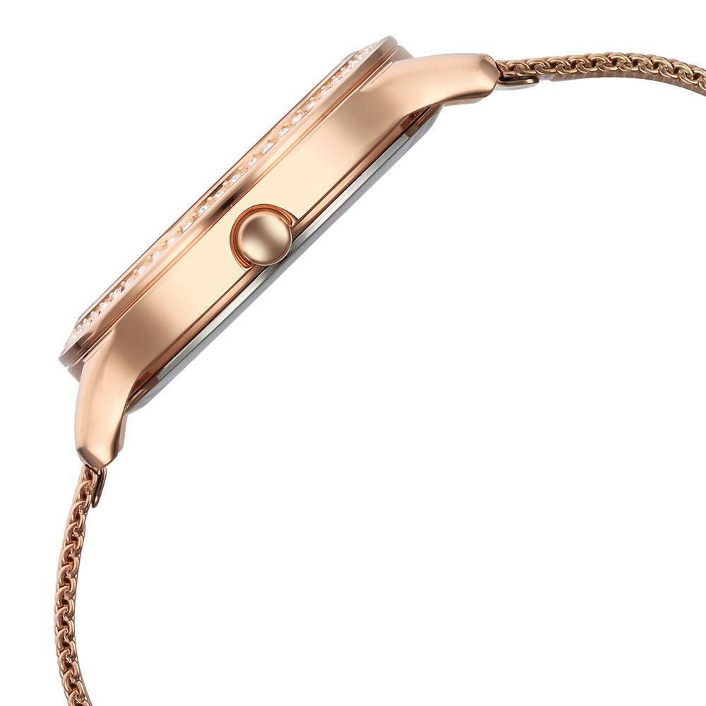 Titan Purple Glam It Up Pink Dial Analog with Date Stainless Steel Strap Watch for Women - The Watch Factory ®