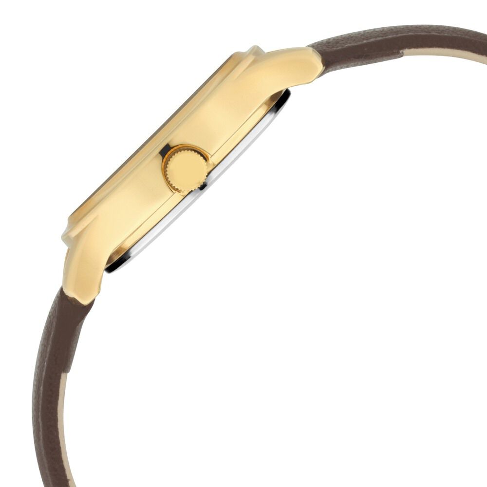 Titan Quartz Analog Black Dial Leather Strap Watch for Women NS2638YL01