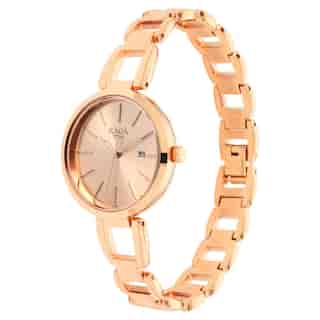 Titan Raga Viva Rose Gold Dial Metal Strap Watch NP2642WM01 (DK510)
