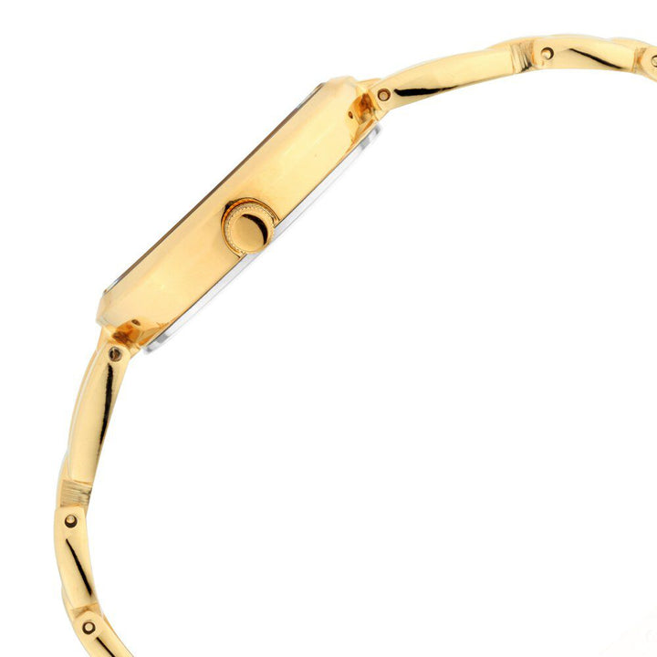 Titan Raga Viva Golden Dial Analog with Date Metal Strap Watch for Women NS2642YM01