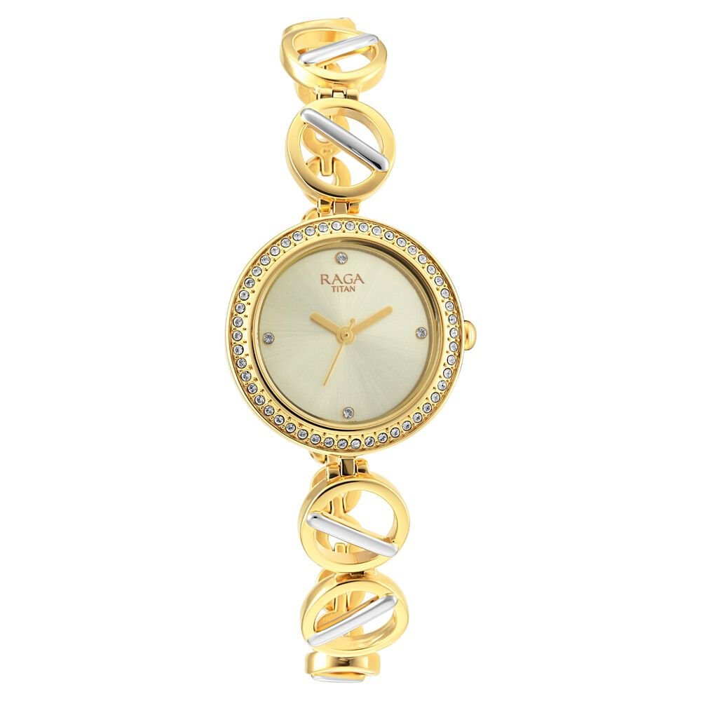 Titan Raga Viva Silver Dial Women Watch With Metal Strap - The Watch Factory ®