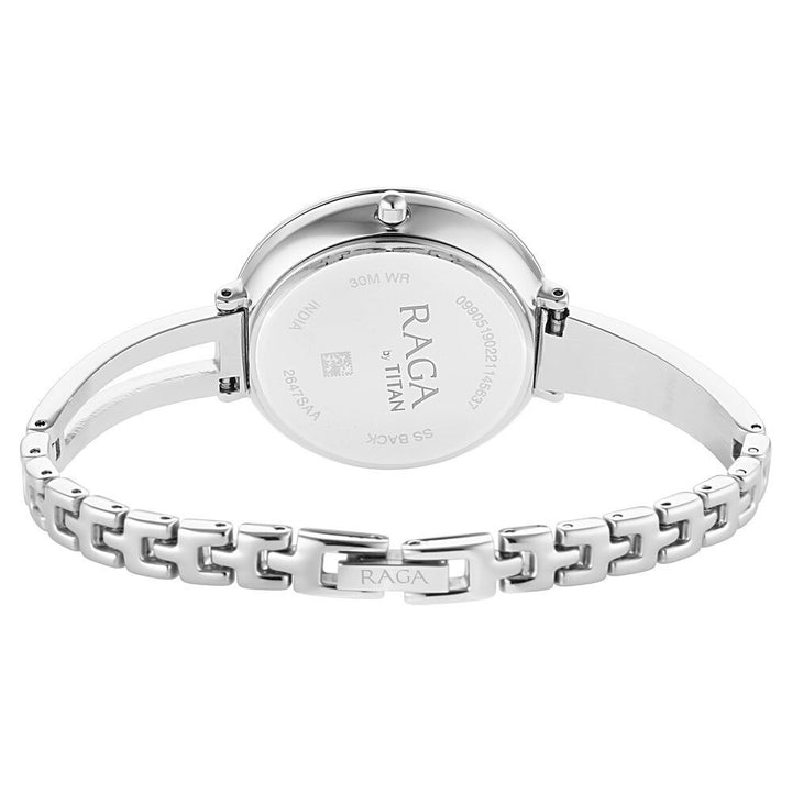 Titan Raga Viva Silver Dial Women Watch With Metal Strap NS2647SM01