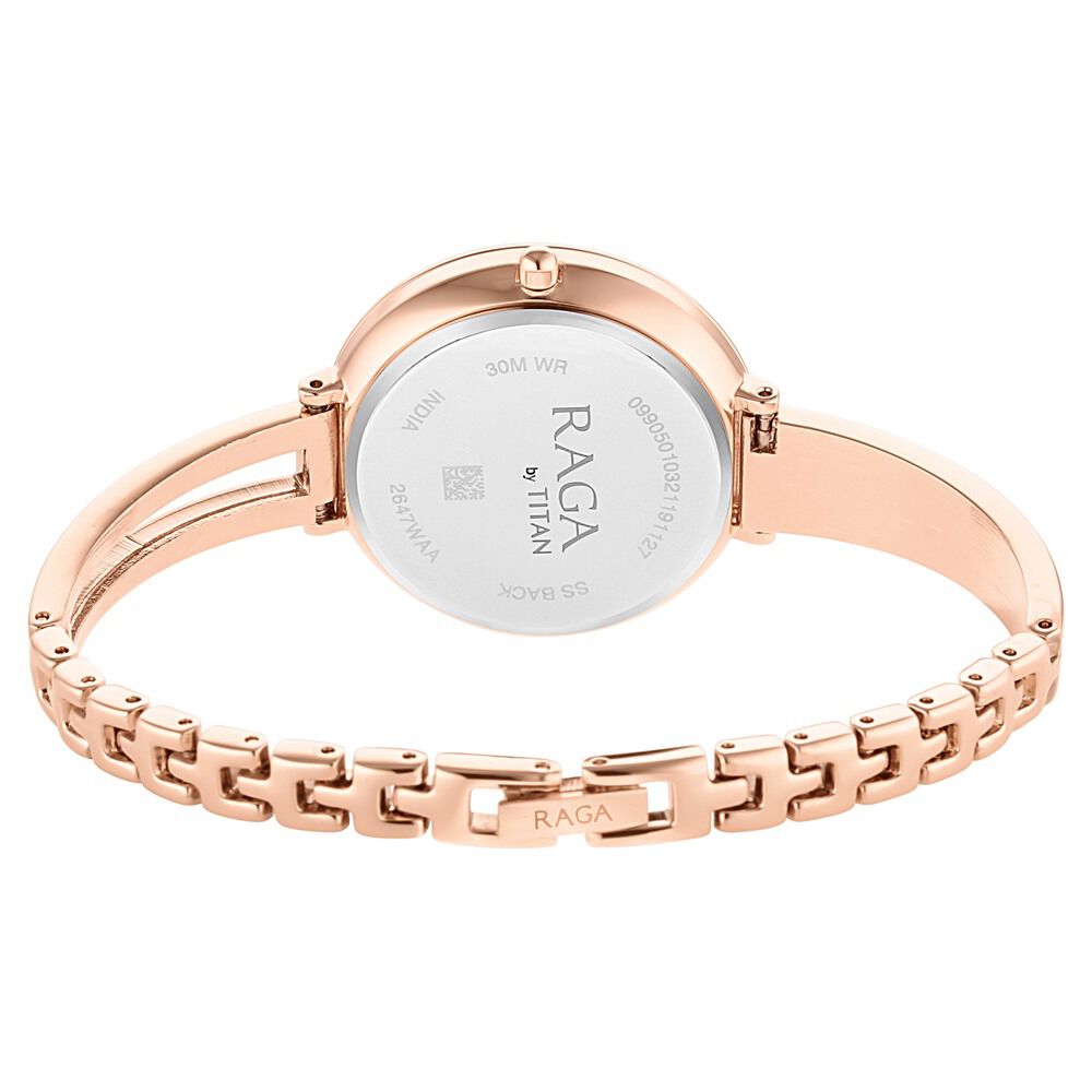 Titan Raga Viva Quartz Analog Rose Gold Dial Rose Gold Metal Strap Watch For Women - The Watch Factory ®