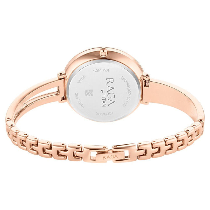 Titan Raga Viva Quartz Analog Rose Gold Dial Rose Gold Metal Strap Watch For Women - The Watch Factory ®