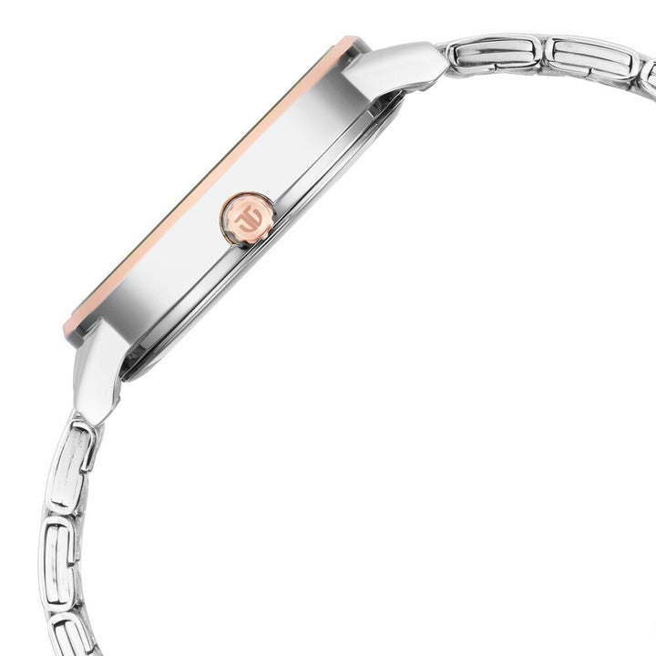 Titan Women's Precision Simplicity Watch: Grey Gradient Dial with Stainless Steel Strap NS2648KM01