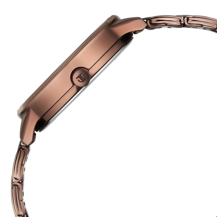 Titan Razzle Dazzle Quartz Analog with Day and Date Green Dial Brown Stainless Steel Strap Watch For Women 2648QM03