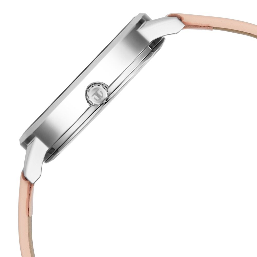 Titan Women's Precision Simplicity Watch: Silver Gradient Dial with Metal Strap NS2648SL03