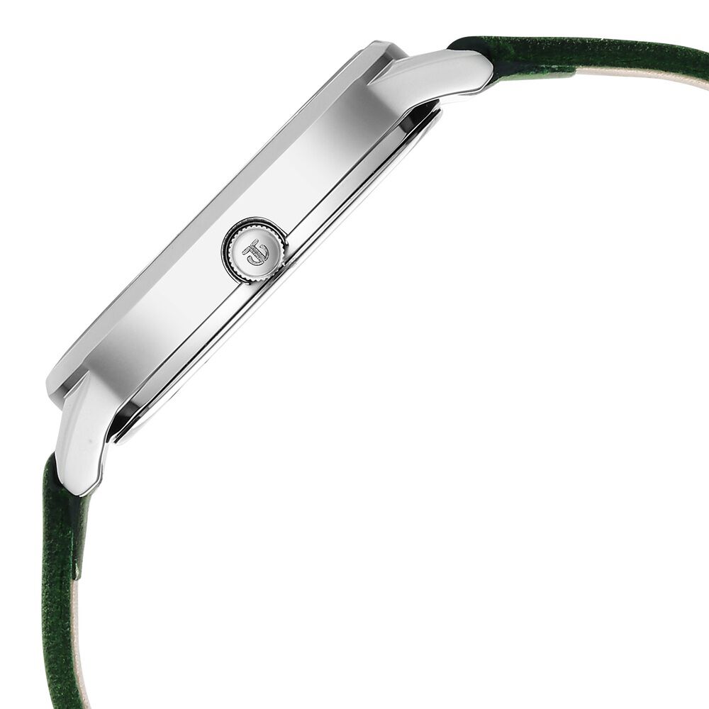 Titan Neo Quartz Analog Green Dial Leather Strap Watch For Women