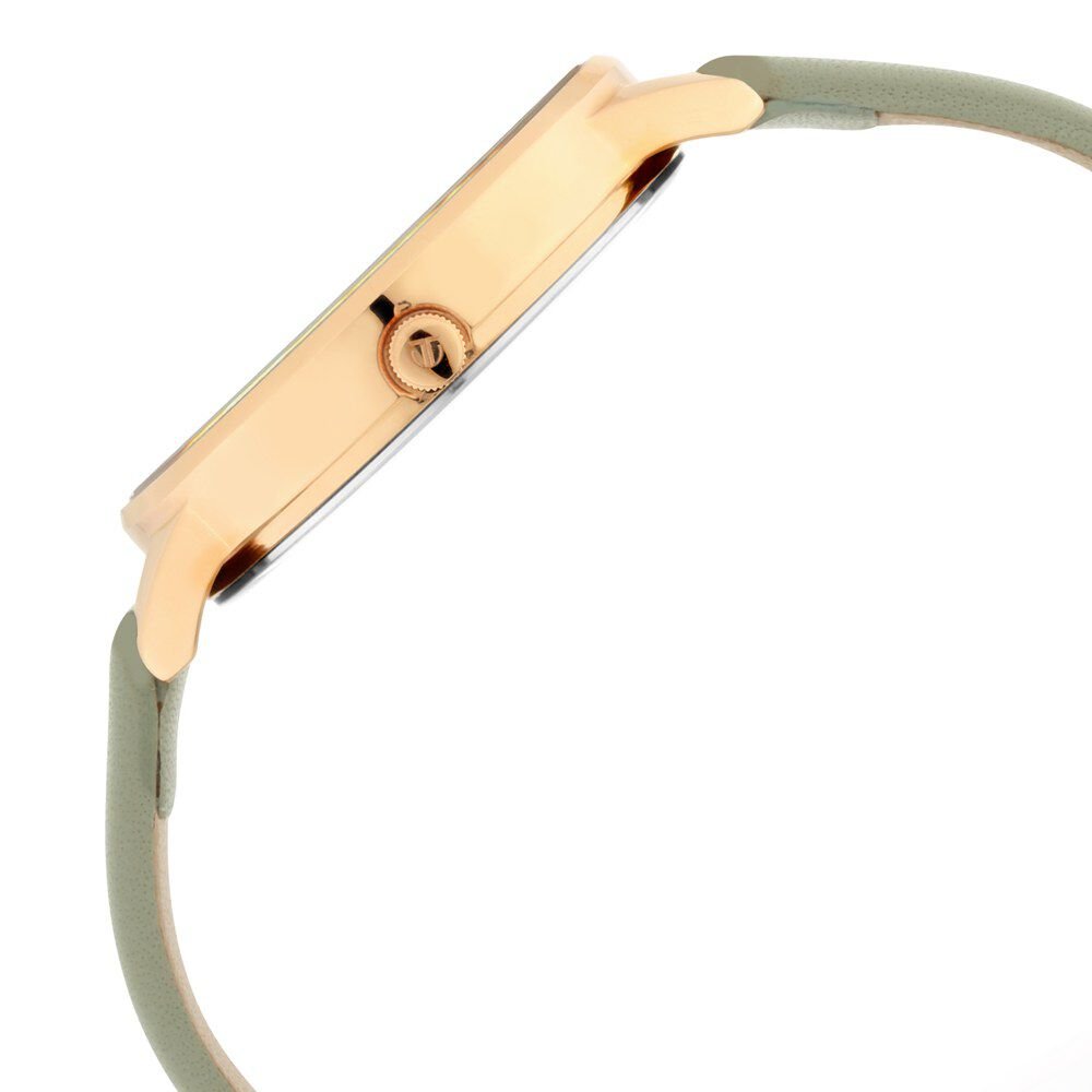 Titan Women's Precision Simplicity Watch: Green Gradient Dial with Leather Strap - The Watch Factory ®