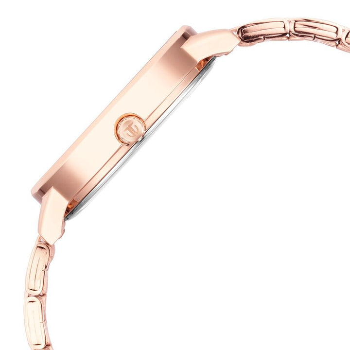 Titan Workwear Quartz Analog with Day and Date Rose Gold Dial Stainless Steel Strap Watch for Women - The Watch Factory ®