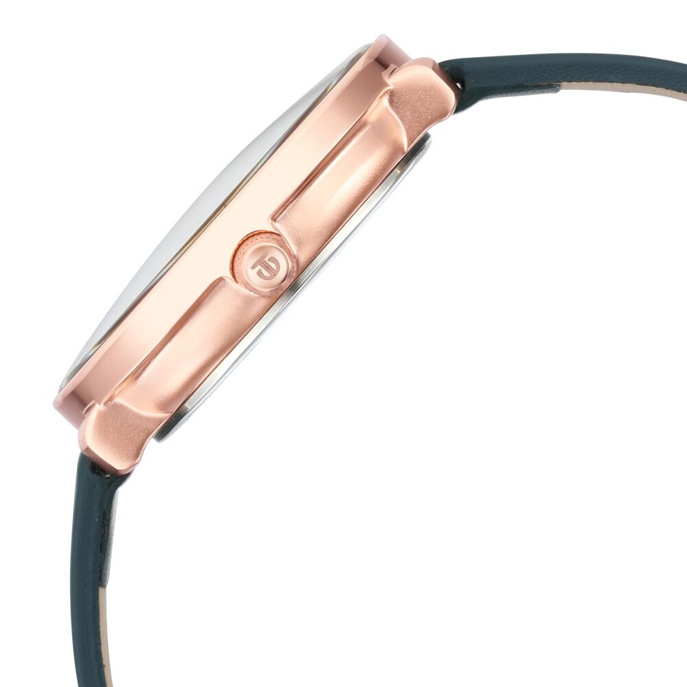 Titan Women's Svelte Black: Multi - Function Watch with Leather Strap - The Watch Factory ®