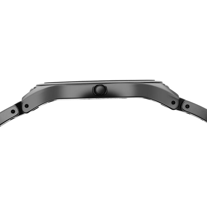 Titan Edge Ceramic Quartz Analog Black Dial Black Ceramic Strap Watch For Women - The Watch Factory ®