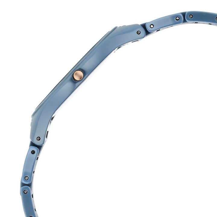 Titan Edge Ceramic Quartz Analog Blue Dial Ceramic Strap Watch For Women - The Watch Factory ®