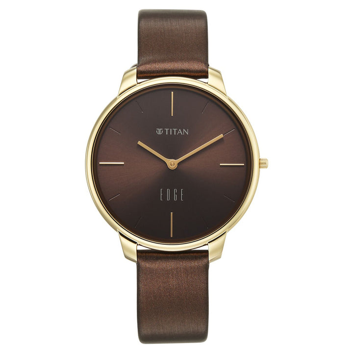 Titan Velora 2654QL02 Brown Dial Women&