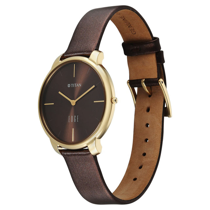 Titan Velora 2654QL02 Brown Dial Women&
