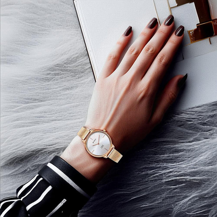 Titan Edge White Dial Analog Stainless Steel Strap watch for Women - The Watch Factory ®