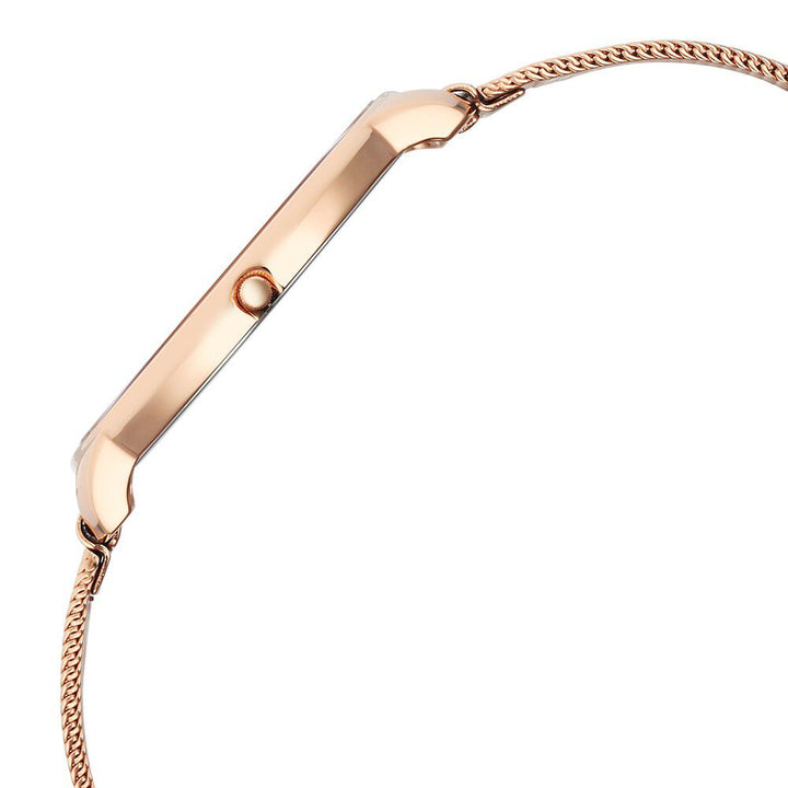 Titan Edge Allure Slim Stainless Steel Strap Mother of Pearl Dial Analog Watch for Women 2654WM02