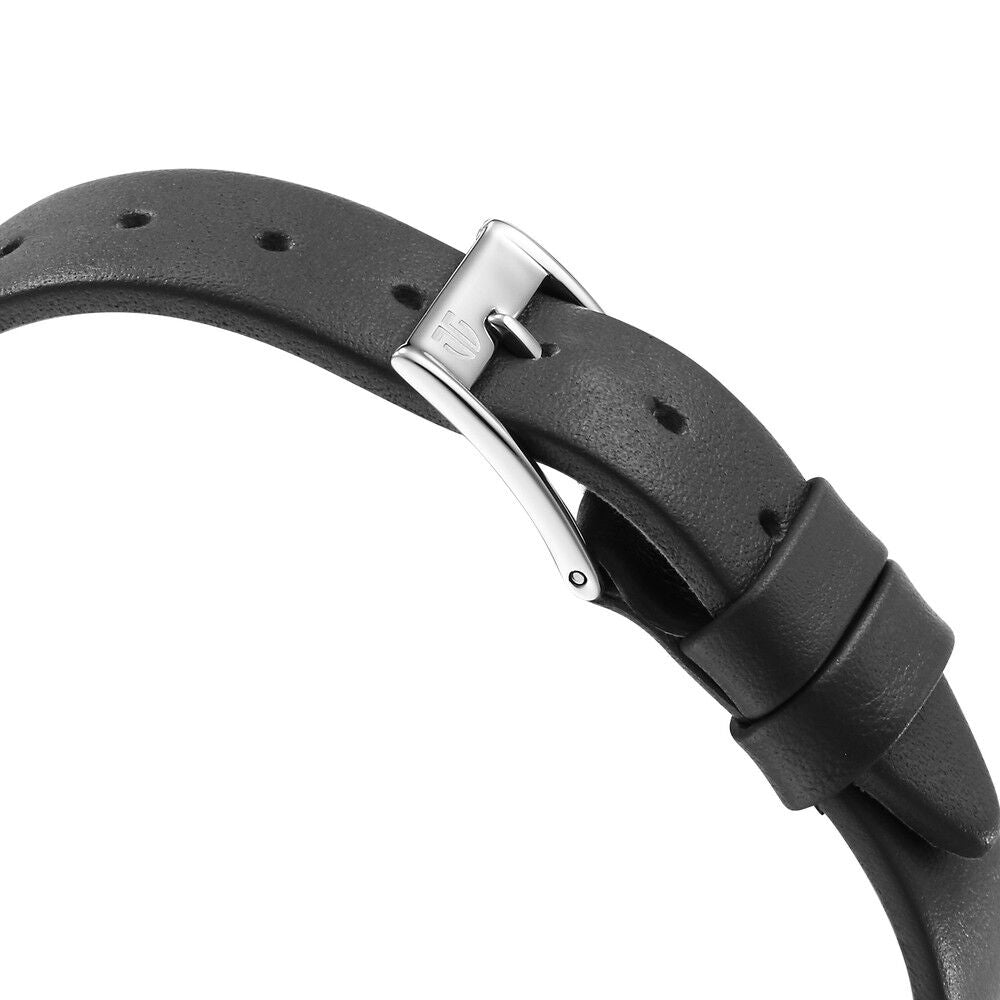 Titan Edge Quartz Analog Grey Dial Grey Leather Strap Watch For Women - The Watch Factory ®