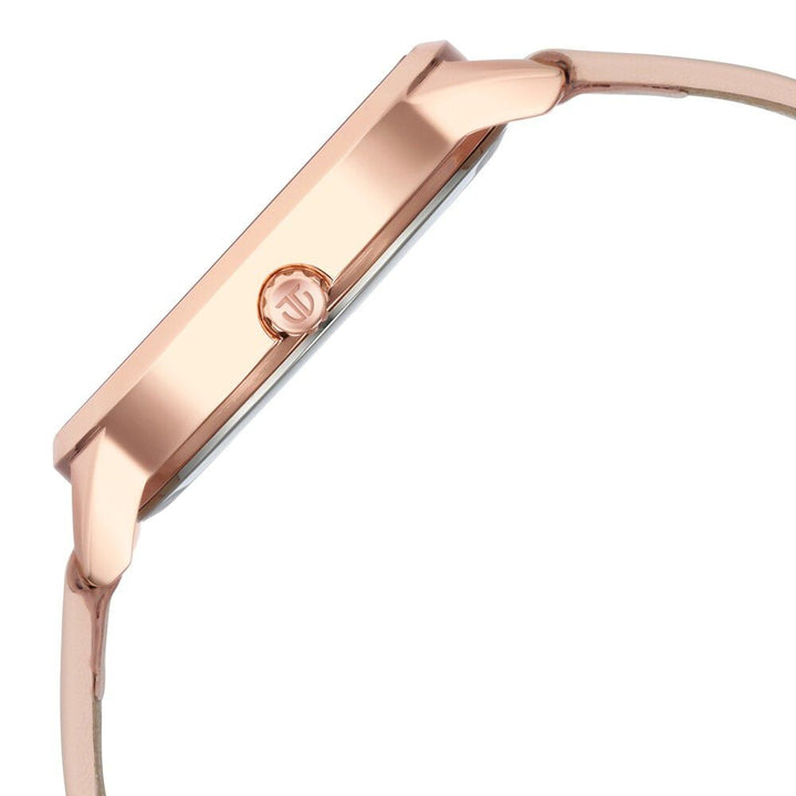 Titan Pastel Dreams Pink Dial Analog Leather Strap watch for Women NS2664WL02