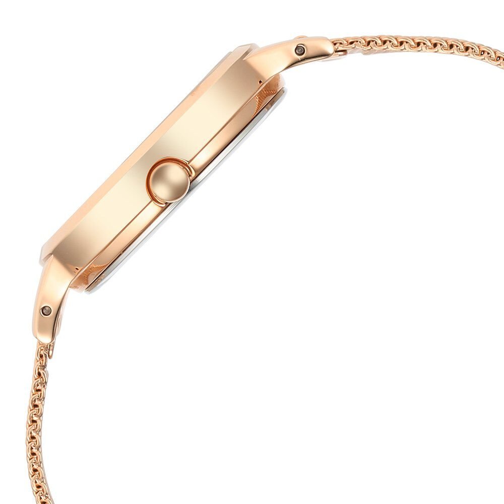 Titan Raga Power Pearls Quartz Analog Mother of Pearl Dial Rose Gold Metal Strap Watch For Women - The Watch Factory ®