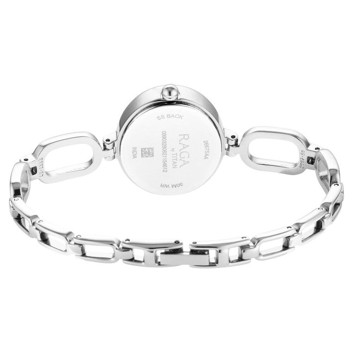 Titan Raga Viva Silver Dial Analog Metal Strap watch for Women NS2667SM01