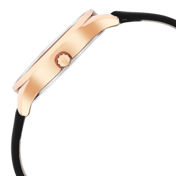 Titan Neo Workdays Black Dial Quartz Multifunction Leather Strap watch for Women - The Watch Factory ®