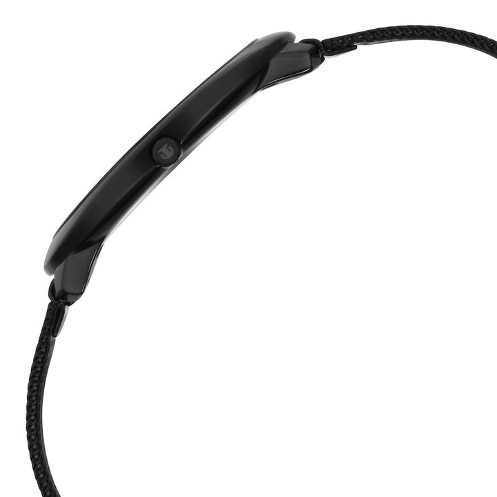 Titan Edge Slim Stainless Steel Black Dial Analog Watch for Women NS2677NM01