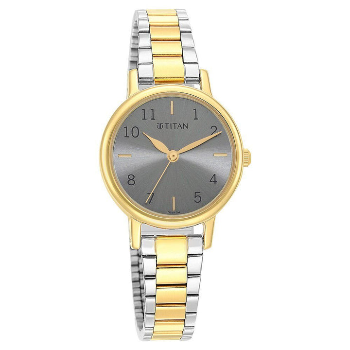 Titan Karishma Grey Dial Analog Stainless Steel Strap watch for Women - The Watch Factory ®