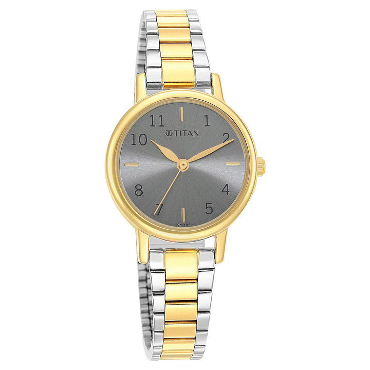 Titan Karishma Grey Dial Analog Stainless Steel Strap watch for Women NS2678BM01