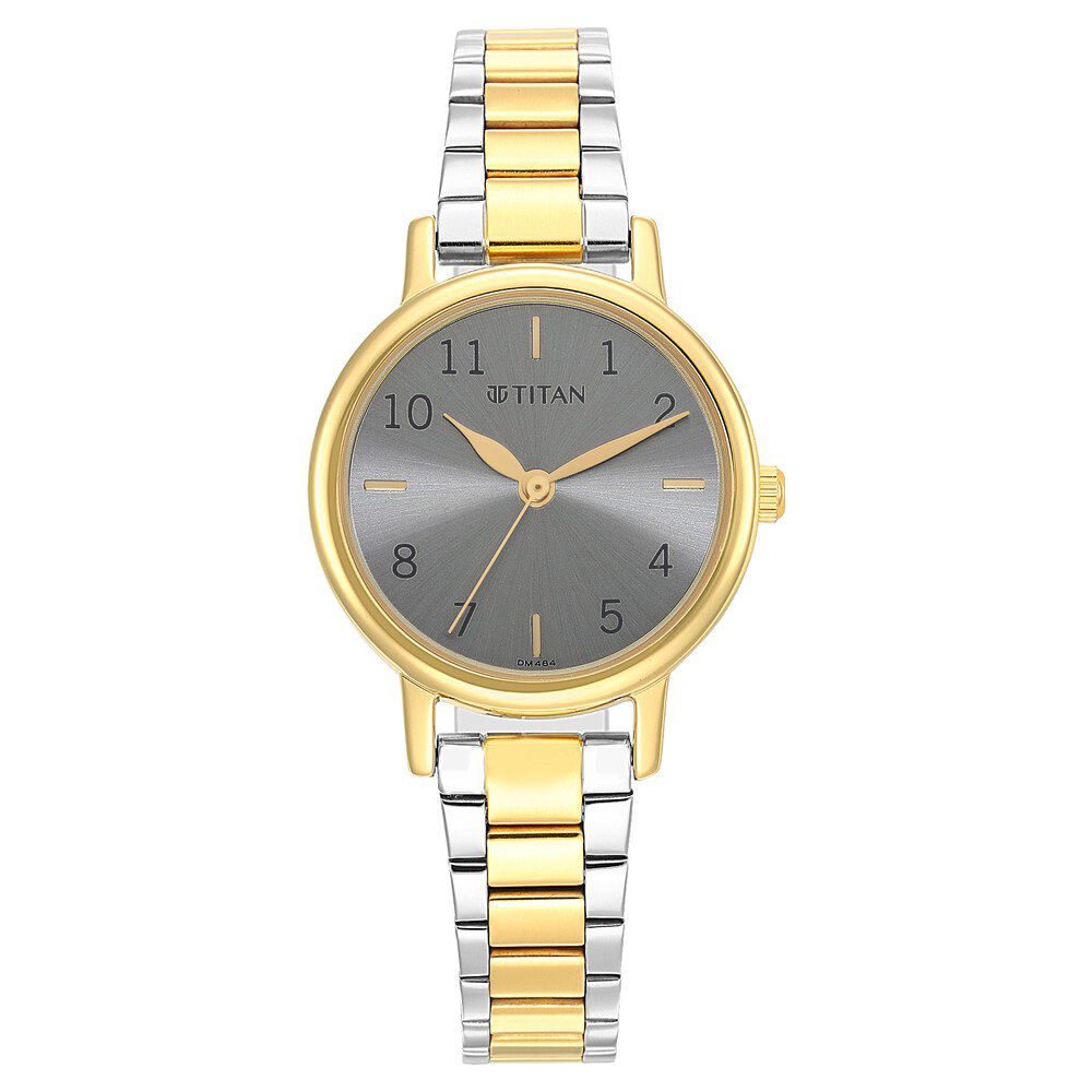Titan Karishma Grey Dial Analog Stainless Steel Strap watch for Women NS2678BM01