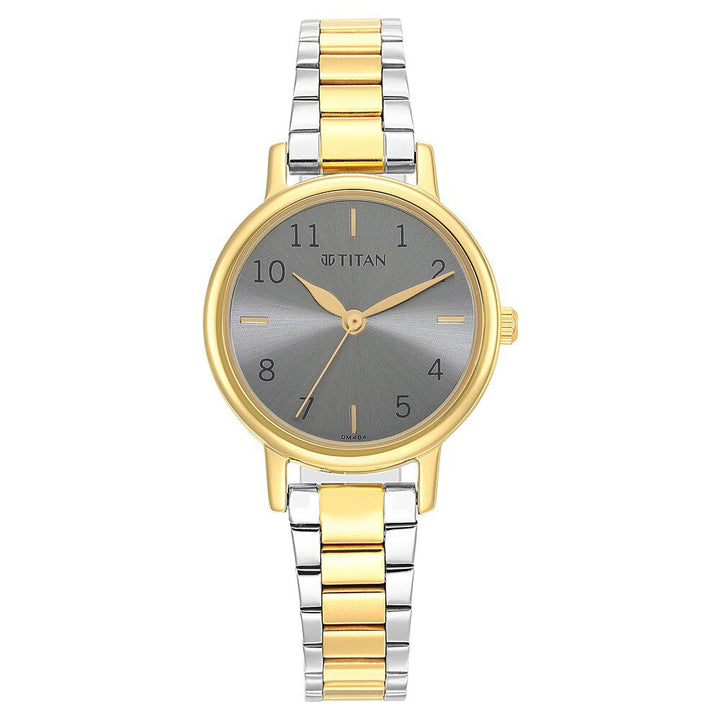 Titan Karishma Grey Dial Analog Stainless Steel Strap watch for Women NS2678BM01